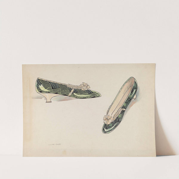 Woman&#8217;s Slippers (c. 1936) by Lillian Causey