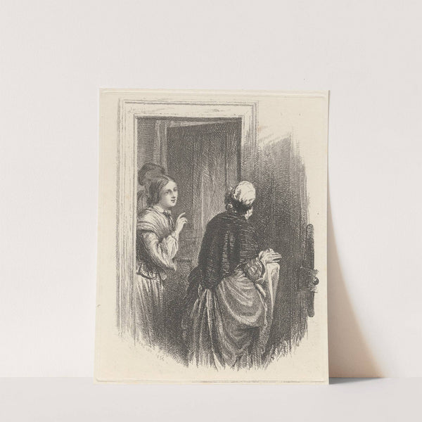 Women at a Door by John Calcott Horsley