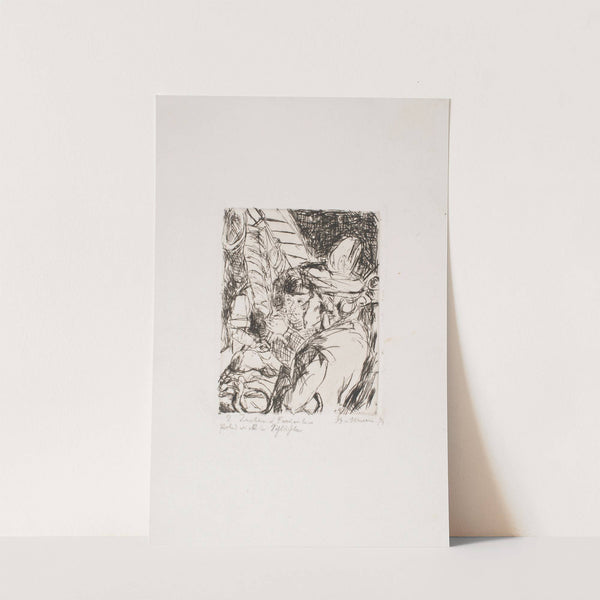 Women at the Butcher (1914) by Max Beckmann