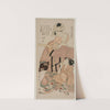 Women by a Palanquin (from the series Chinese and Japanese Poems by Seven Year Old Girls of Recent Times) (late 1790s) by Kitagawa Utamaro