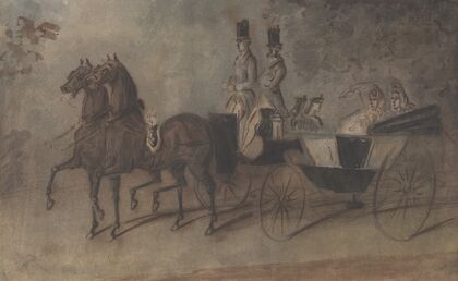 Women in a Carriage