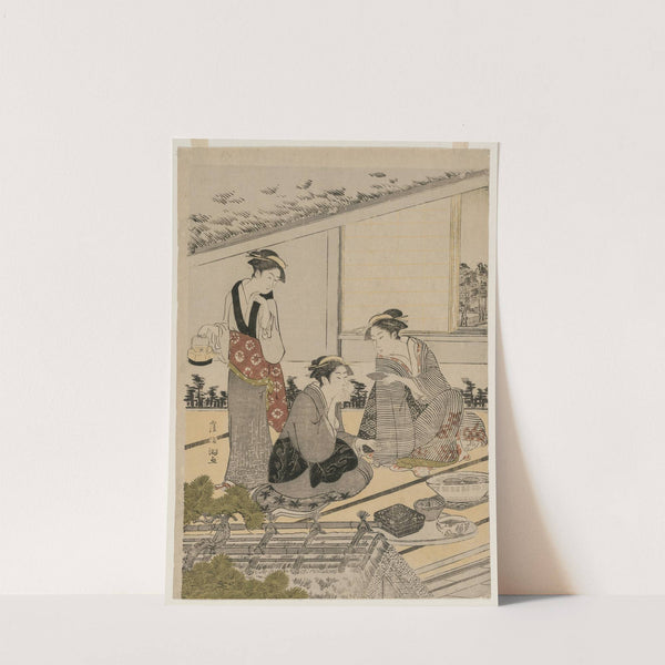 Women in a Tea House by Kubo Shunman