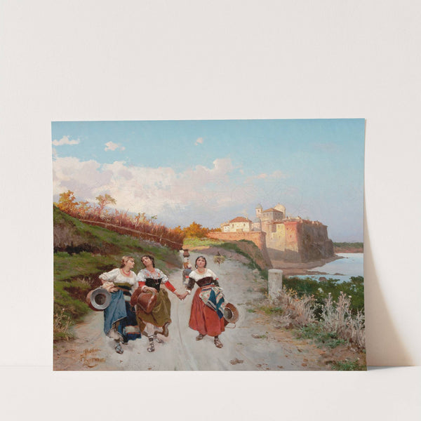 Women on a Country Road by Fabio Cipolla