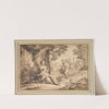 Women Seated beneath Pillar with Putto by Paul van Somer
