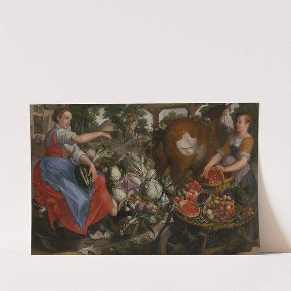 Women with Vegetables by circle of Joachim Beuckelaer