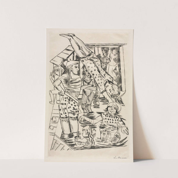 Women’s Bath (1922) by Max Beckmann