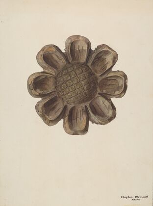 Wood Carving – Flower