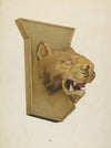 Wood Carving of Tiger’s Head
