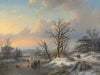 Wood gatherers on the ice