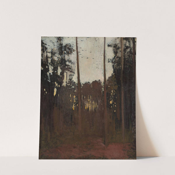 Wood grouse, sketch for “Hunting for wood grouses” by Jozef Chelmonski