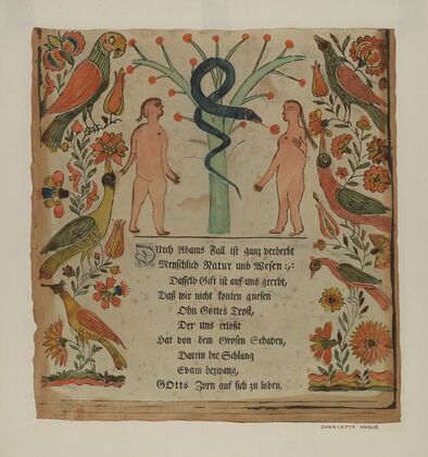 Woodcut Vorschrift