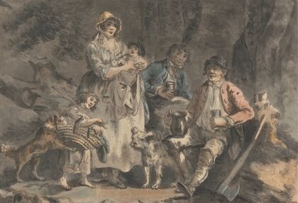 Woodcutter and His Family