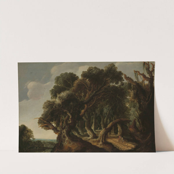 Wooded Landscape by Jacob van Geel