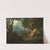 Wooded landscape with a hut in a storm by German School