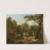 Wooded Landscape with Cattle (1663) by Adriaen van de Velde