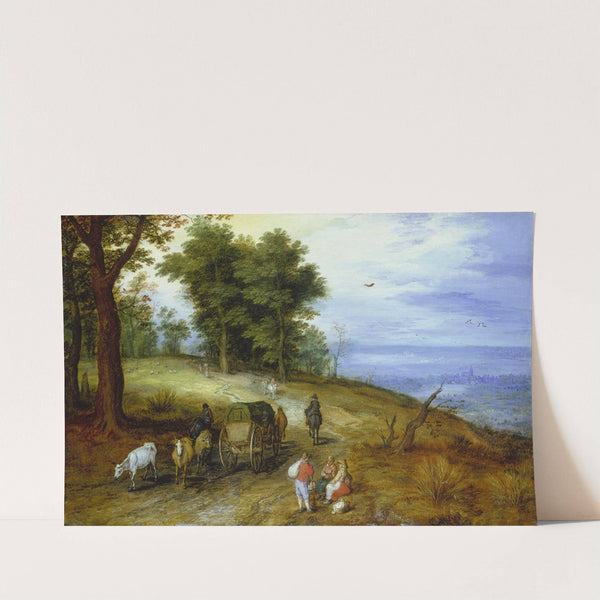 Wooded Landscape with Figures by Jan Brueghel The Elder