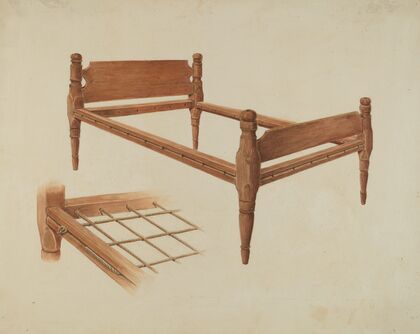 Wooden Bed