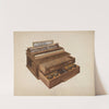 Wooden Cash Register (c. 1942) by Wilbur M Rice