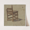 Wooden chair by Jakob Becker