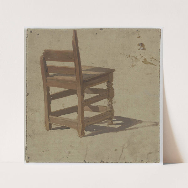 Wooden chair by Jakob Becker