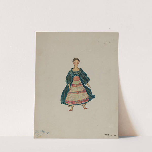 Wooden Doll by Marie Lutrell