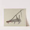 Wooden Harrow or Cultivator (c. 1937) by Wilbur M Rice