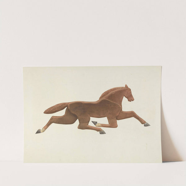 Wooden Horse Weather Vane by Alfred H. Smith