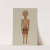 Wooden Indian Doll by Rex F. Bush