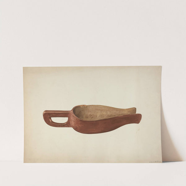 Wooden Meal Scoop (c. 1941) by Wilbur M Rice