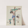 Wooden Painted Christo by Majel G. Claflin