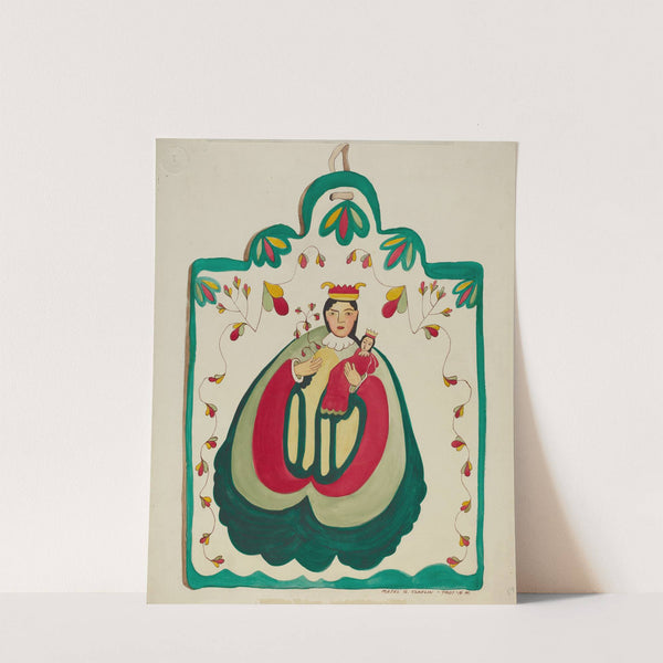 Wooden Retablo, San Antonio by Majel G. Claflin