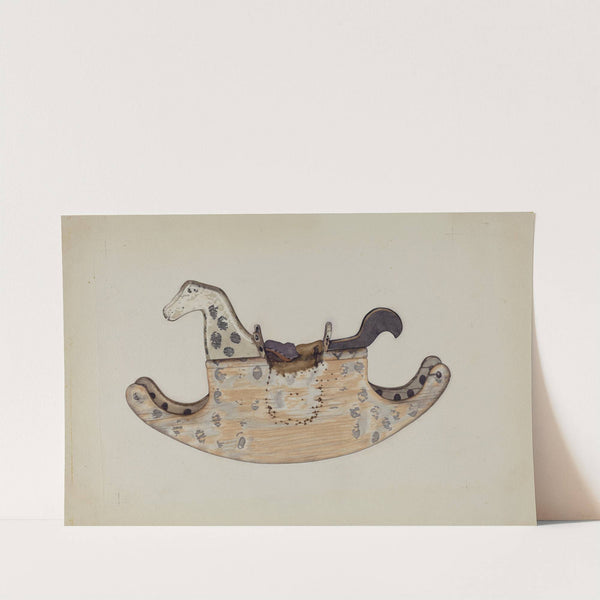 Wooden Rocking Horse by Laura Bilodeau