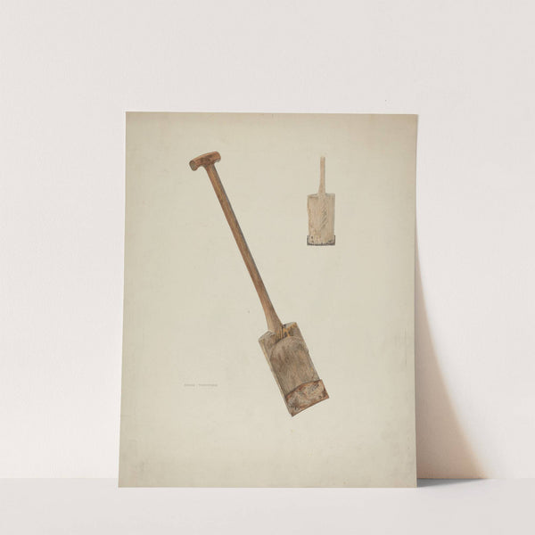 Wooden Spade by Archie Thompson