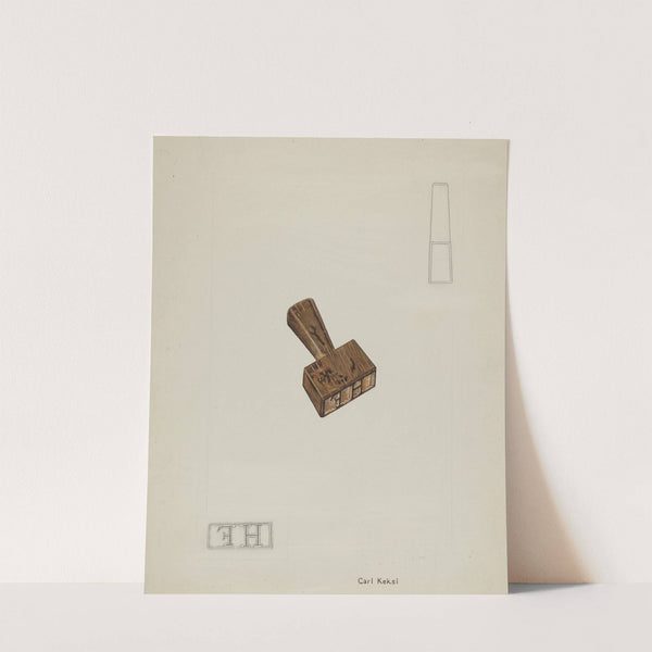 Wooden Stamp by Carl Keksi