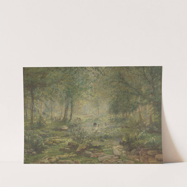 Woodland near Bertogne by Adrien-Joseph Heymans