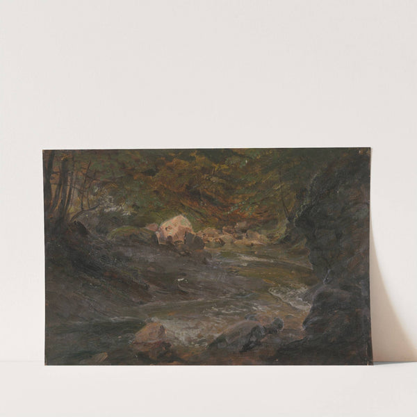 Woodland Stream (1850–60) by Frederic Edwin Church