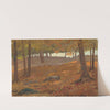 Woods in autumn by Anonymous
