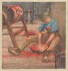 Worker in workshop