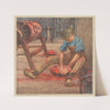 Worker in workshop by Paul Bodifée