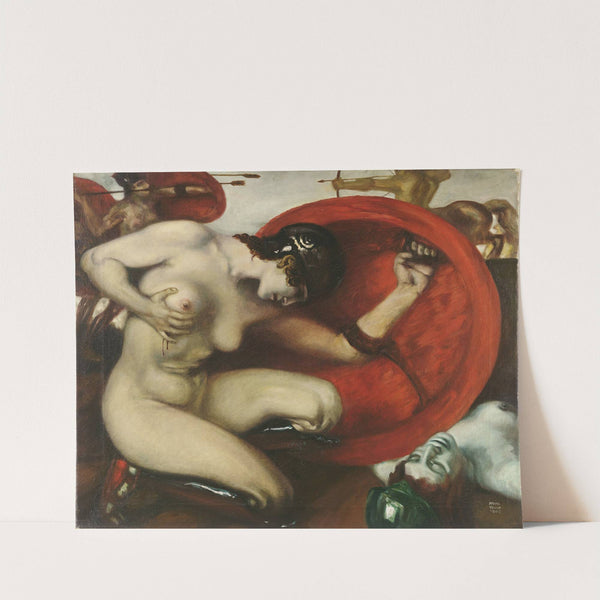 Wounded Amazon (1905) by Franz von Stuck