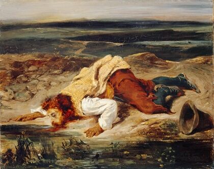 Wounded Brigand (Roman Shepherd) (1825)