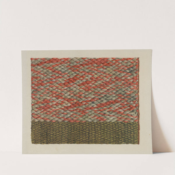 Woven Covering for Chair Back (1935-1942) by Ingrid Selmer-Larsen
