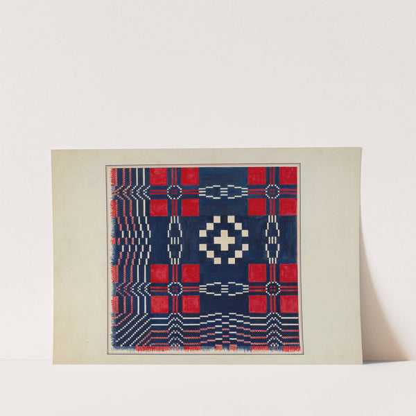 Woven Coverlet by Margaret Linsley