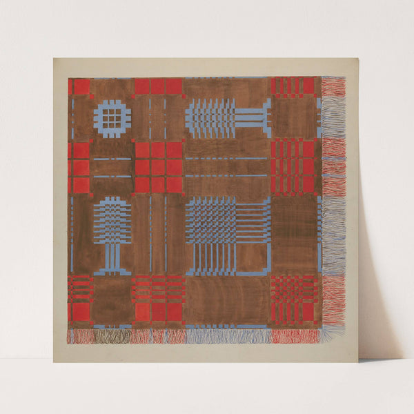 Woven Coverlet (c. 1936) by Dorothy Posten
