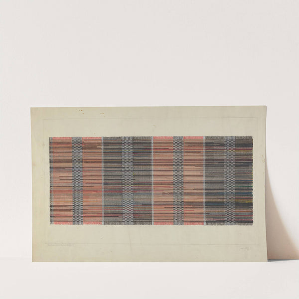 Woven Rag Carpet by Frank J. Mace