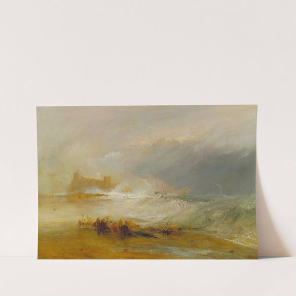 Wreckers - Coast of Northumberland, with a Steam-Boat Assisting a Ship off Shore by Joseph Mallord William Turner