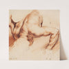 Wrestlers. Antique sculpture group. Lower figure by Willem Panneels