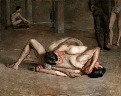 Wrestlers — size preview
