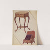 Writing or Sewing Table by Frank Wenger