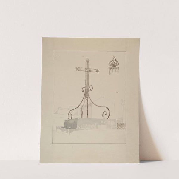 Wrought Iron Cross by Arelia Arbo